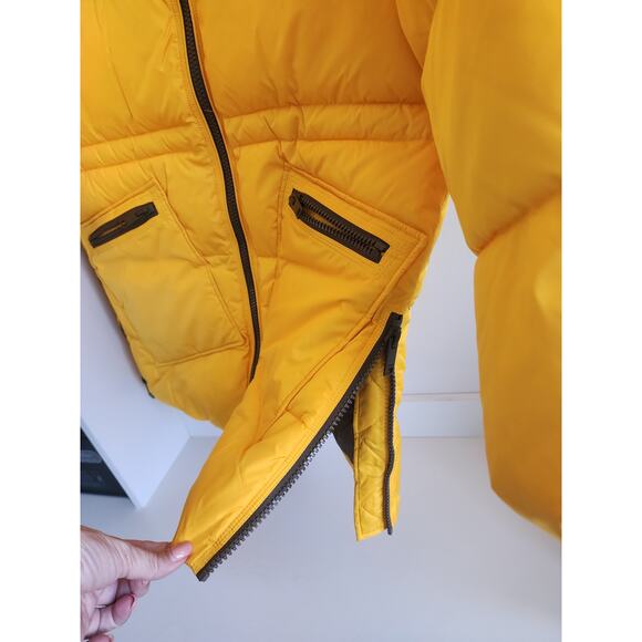 GANNI Spectra Yellow Recycle Oversized Puffer Jacket w Hood XS/S fits M -$475 - Picture 7 of 12